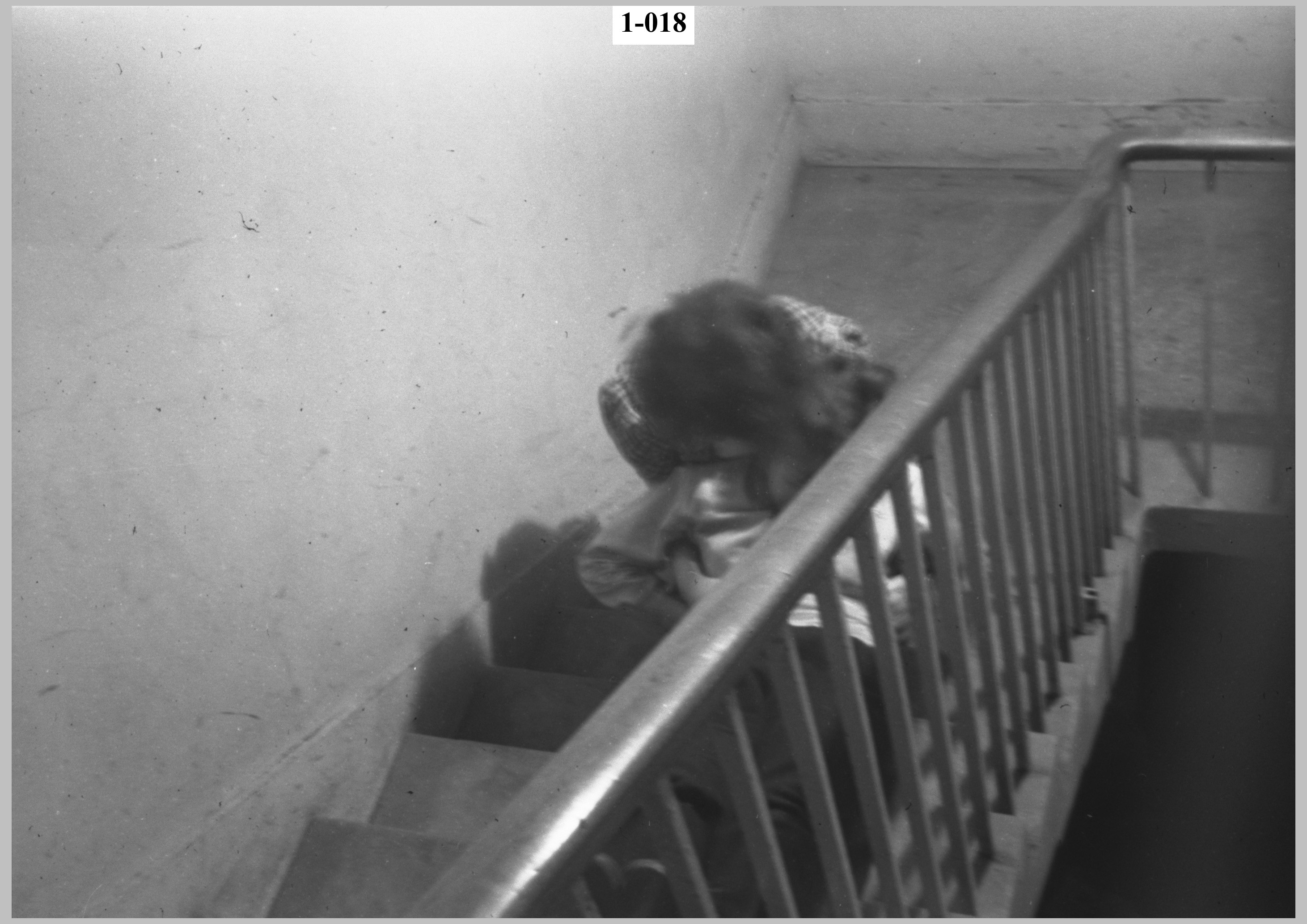 Girls moving a casualty down the stairs.jpg