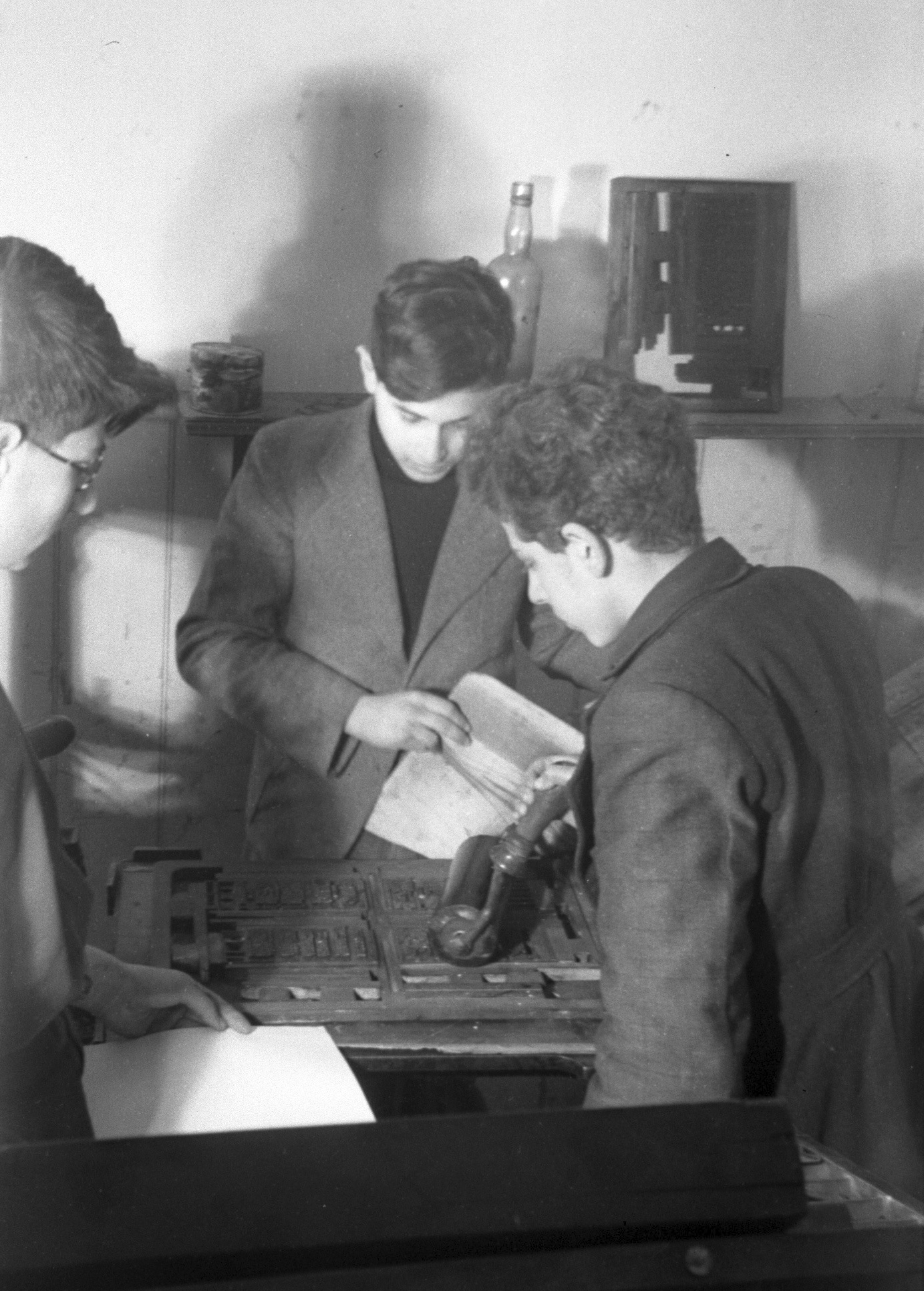 Printing press, inking the type.jpg