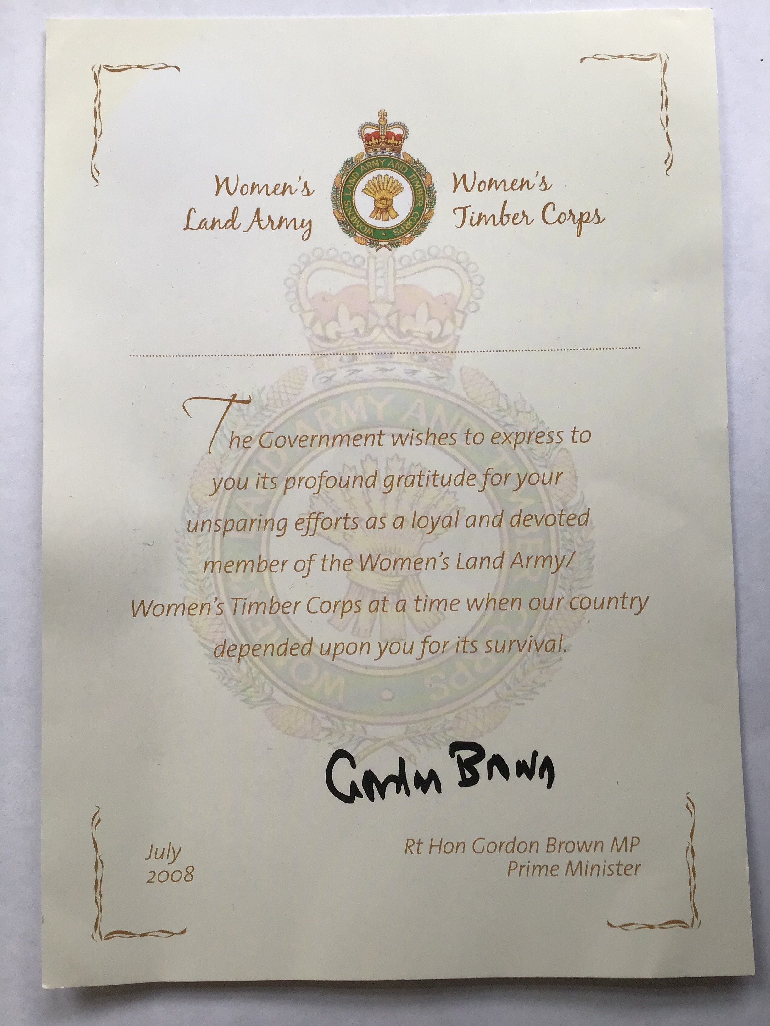 WLA certificate of thanks, 2008.jpeg