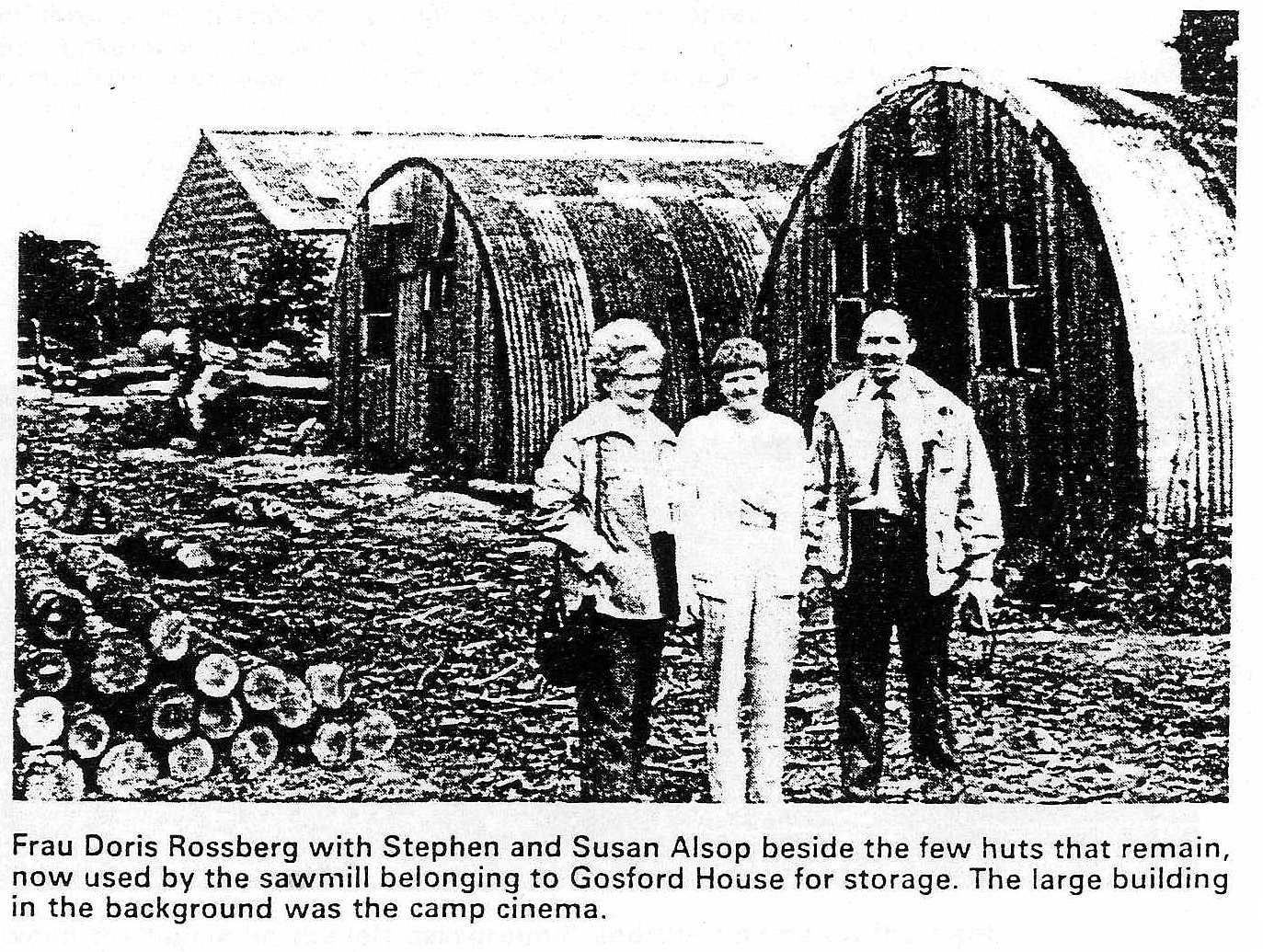 Stephen and Doris Rossberg visit Gosford. Newspaper photo.jpg