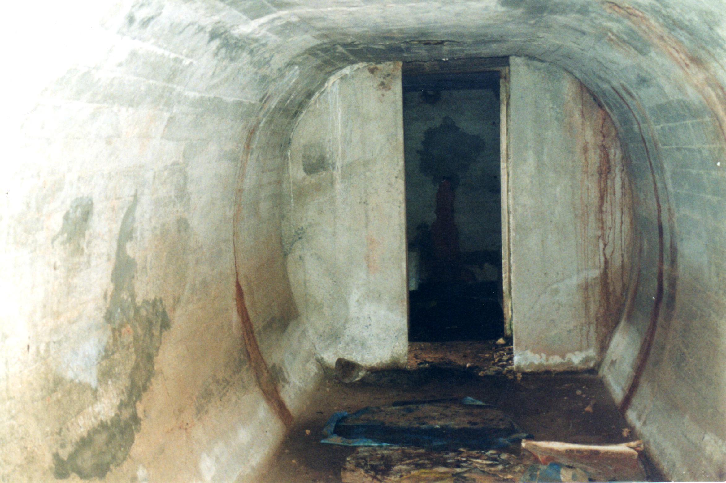 Decoy airfield at Halls Farm. Bunker interior other end.jpg